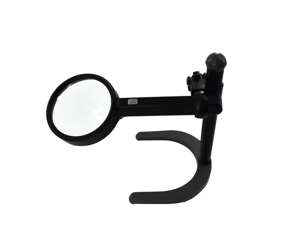 Illuminated Magnifier with Stand, X2.5 magnification