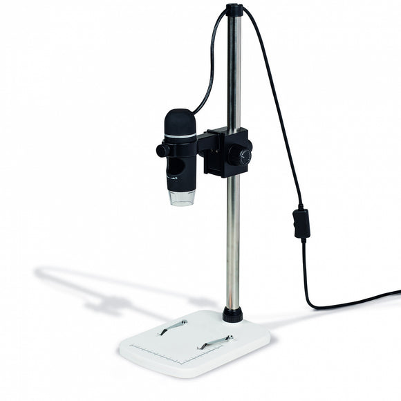 USB digital microscope DM4 with stand, 10X-300X magnification
